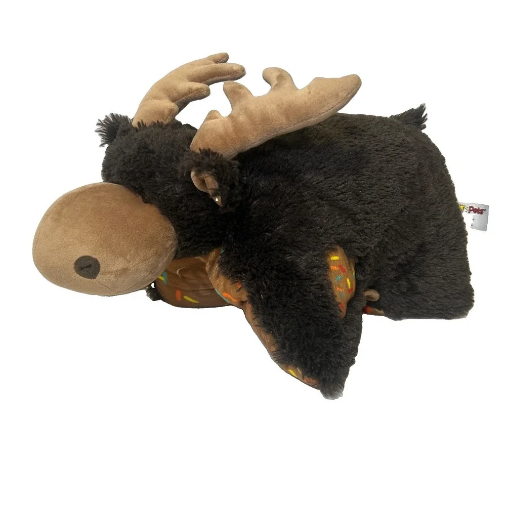 Pillow Pets Chocolate Scented Moose Pillow Plush Stuffed Animal 18